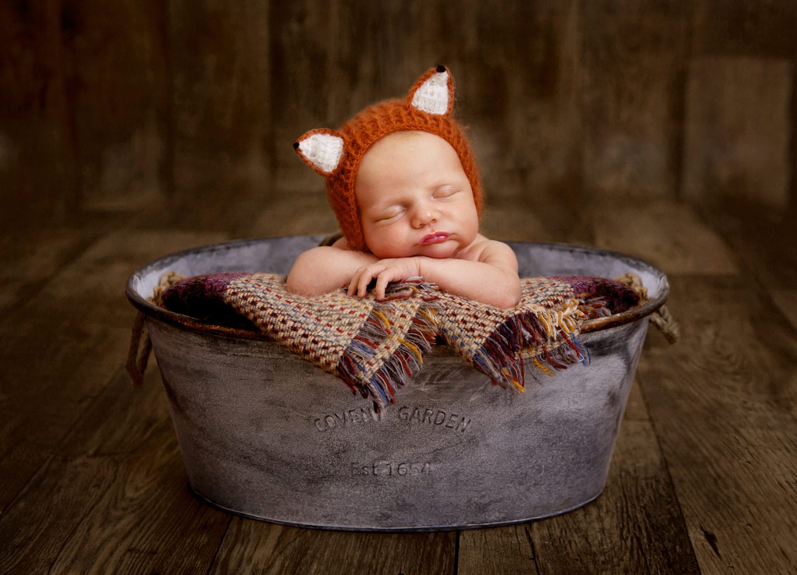 Newborn photography in studio fox newborn photoshoot beautiful newborn baby photography